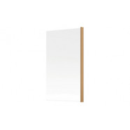 800x1500mm Single Straight Bath Screen (6mm) - Brushed Bronze