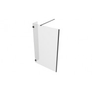 Iconix Optional 300mm 8mm Glass Wetroom Splash Panel - Black