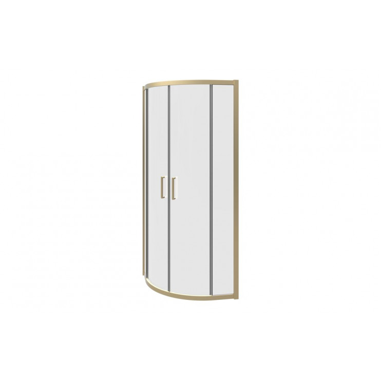 Classix 800mm 2 Door Quadrant - Brushed Brass Classix 800mm 2 Door Quadrant - Brushed Brass