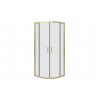 Classix 800mm 2 Door Quadrant - Brushed Brass Classix 800mm 2 Door Quadrant - Brushed Brass