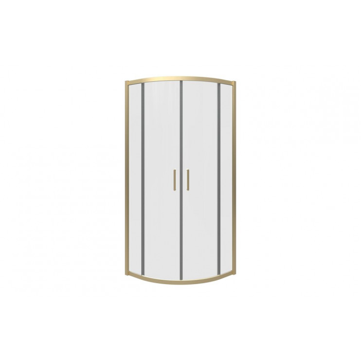 Classix 800mm 2 Door Quadrant - Brushed Brass Classix 800mm 2 Door Quadrant - Brushed Brass
