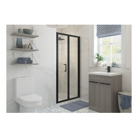 Classix 800mm Bi-fold Door - Matt Black