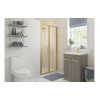Classix 800mm Bi-fold Door - Brushed Brass Classix 800mm Bi-fold Door - Brushed Brass