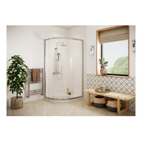 Classix Easy-Fit 1000x800mm 2 Door Offset Quadrant - Chrome