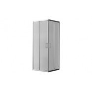 Classix Easy-Fit 800mm x 6mm Glass Corner Entry Door - Chrome