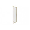 Classix 800mm x 6mm Glass Pivot Door - Brushed Brass