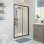 Classix 1700mm Sliding Door - Matt Black