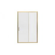 Classix 1400mm x 6mm Glass Sliding Door - Brushed Brass