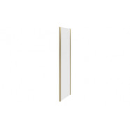 Classix 900mm x 6mm Glass Side Panel - Brushed Brass