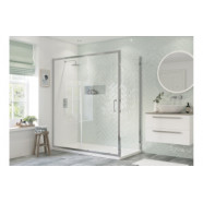 Sliding Shower Doors Chrome DIES1724 Flex 1700mm Sliding Door - Chrome shower door Flex 1700mm Sliding Door - Chrome shower door