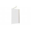 Wetroom Panels Brushed Brass DIEWP1418 Iconix 1400mm Wetroom Panel & Support Bar - Brushed Brass
