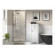 Iconix 760mm Hinged Door - Chrome