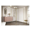 Iconix Optional 1950x300x8mm Rotatable Wetroom Panel (Full Hinge) - Brushed Brass
