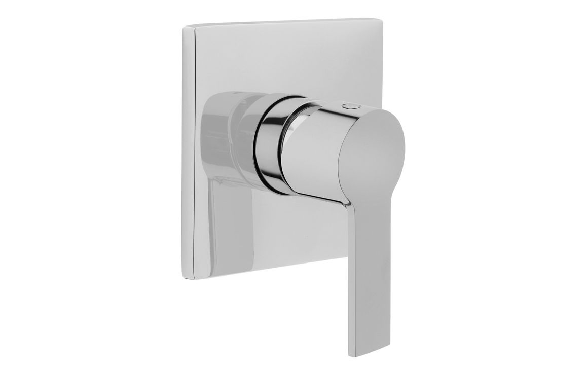 VitrA AquaCare Square Built-in Stop Mixer Valve - Chrome