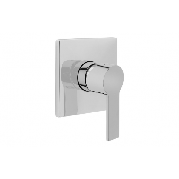 VitrA AquaCare Square Built-in Stop Mixer Valve - Chrome