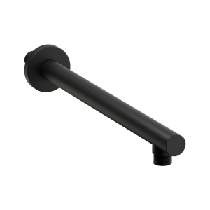 Abode Euphoria Wall Mounted Circular Shower Arm - Matt Black