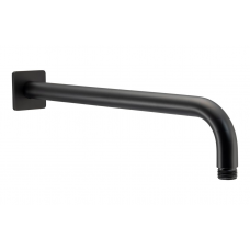 Abode Uno Wall Shower Arm - Matt Black
