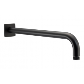 Abode Uno Wall Shower Arm - Matt Black