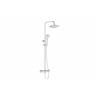 VitrA Aquaheat Bliss 240 Thermostatic Shower Column w/2-Function Overhead - Chrome