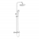 VitrA Aquaheat Bliss 240 Thermostatic Shower Column w/2-Function Overhead - Chrome