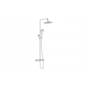 VitrA Aquaheat Bliss 250 Thermostatic Shower Column - Chrome