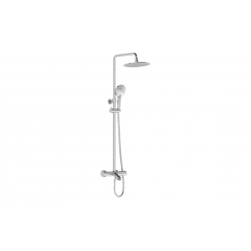 VitrA Aquaheat Bliss 250B Shower Column w/Bath Spout - Chrome