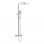 VitrA Aquaheat Bliss S 230 Thermostatic Shower Column - Chrome