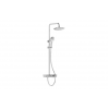 VitrA Aquaheat Charm 240 Shower Set w/2-Function Overhead & Shelf - Chrome