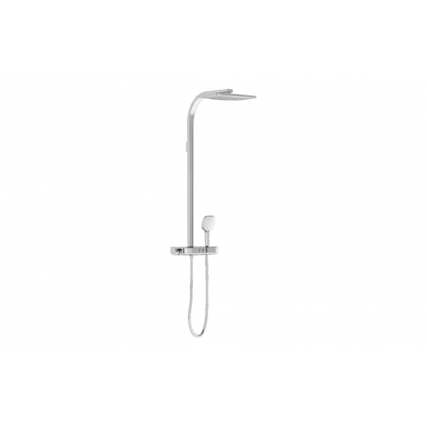 VitrA Aquaheat Charm 360 Shower Column w/Shelf - Chrome