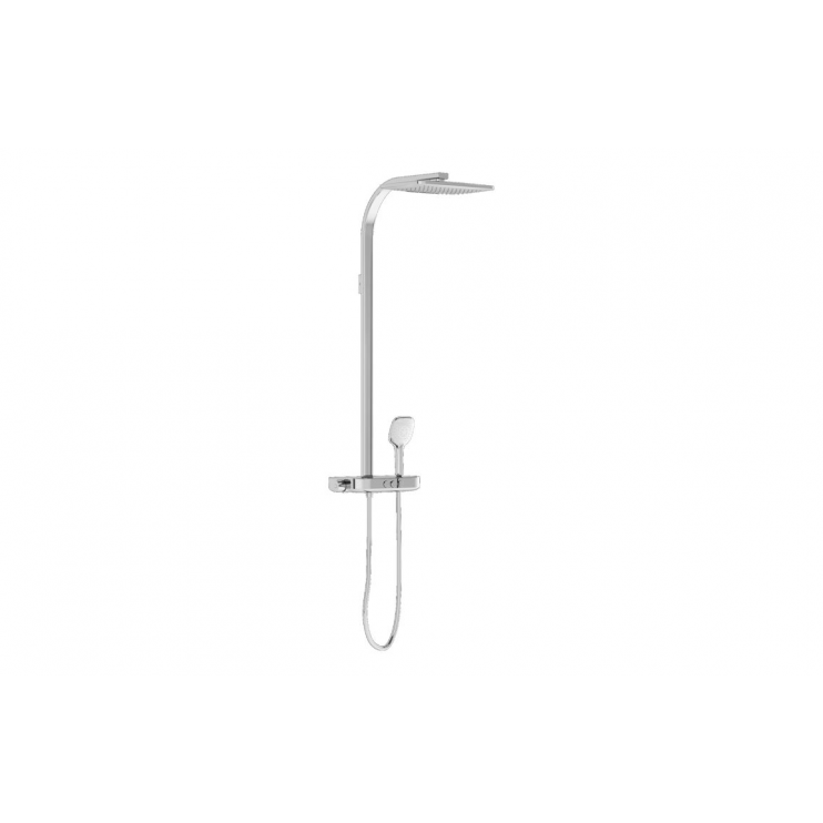 VitrA Aquaheat Charm 360 Shower Column w/Shelf - Chrome