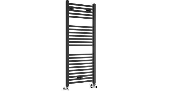 Qubos Square Ladder Radiator (500x1110x30mm) - Anthracite