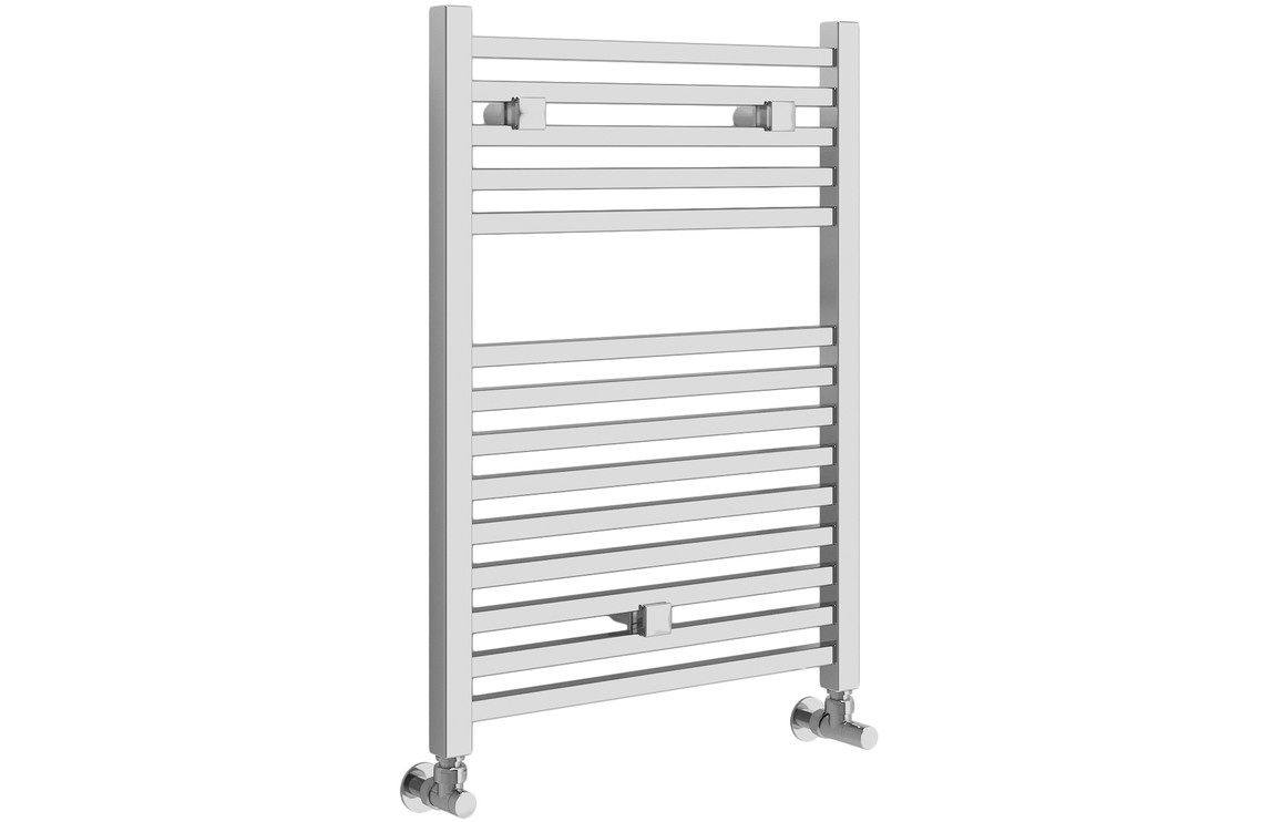 Qubos Square Ladder Radiator (500x690x30mm) - Chrome