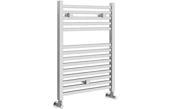 Qubos Square Ladder Radiator (500x690x30mm) - Chrome