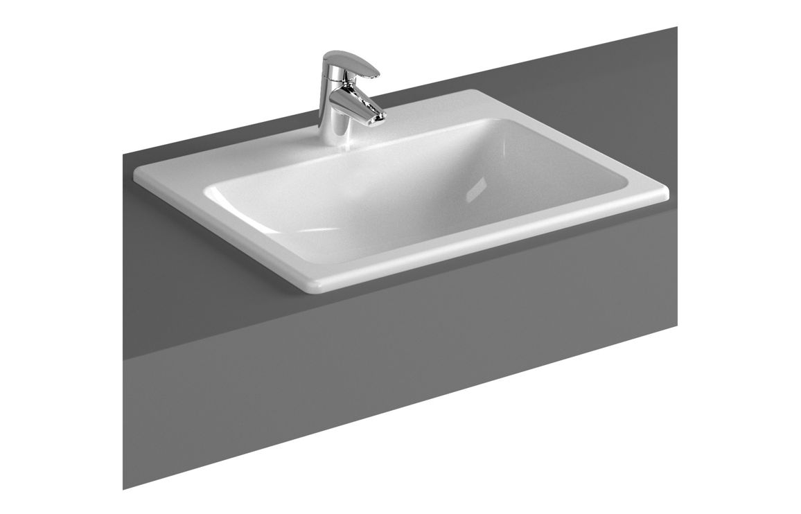 VitrA S20 550x455mm 1TH Countertop/Vessel Washbowl - White VitrA S20 550x455mm 1TH Countertop/Vessel Washbowl - White