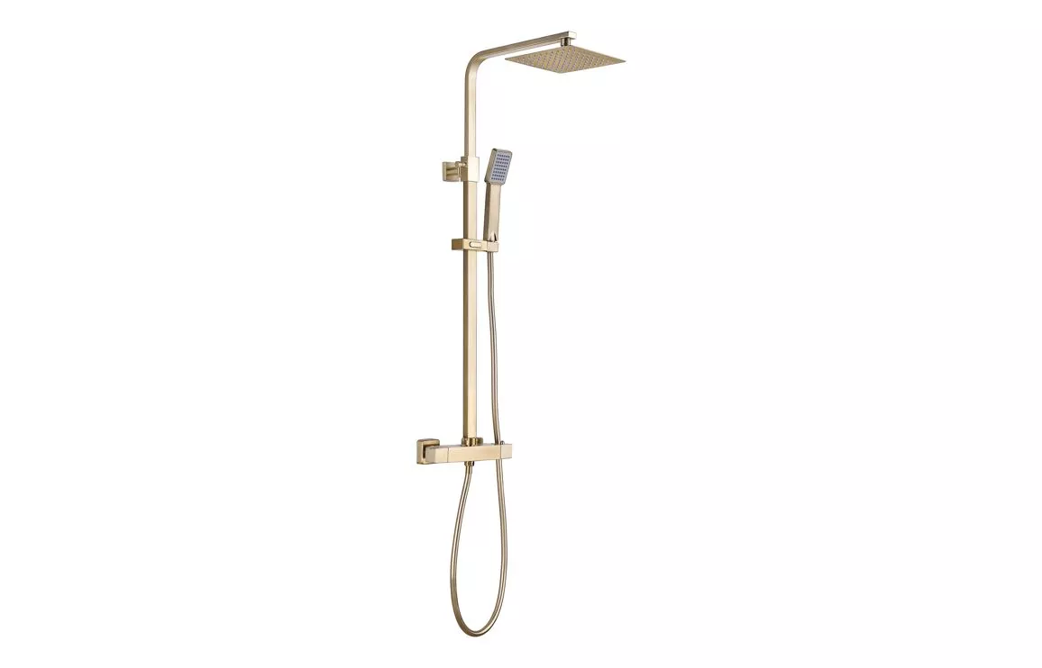 Shower Columns Brushed Brass