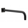 Abode Uno Wall Shower Arm - Matt Black