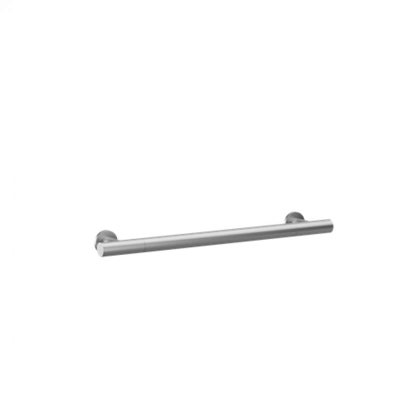 Crosswater Straight Grab Bar 600mm Brushed Stainess Steel