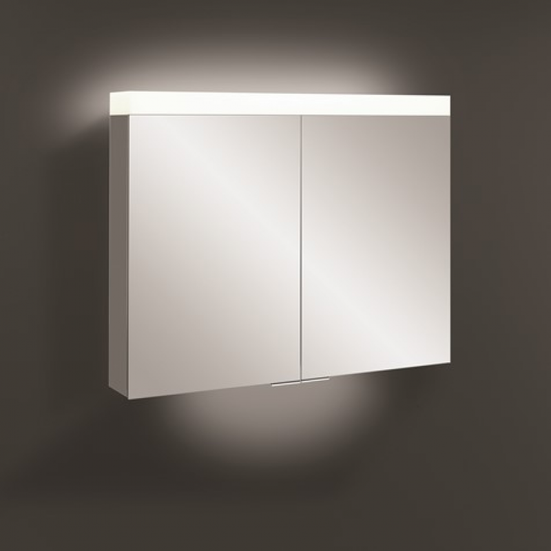 Crosswater Image Illuminated Cabinet 2 Door 900x700