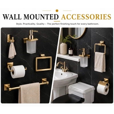 Wall mounted Bathroom Accessories Wall mounted Bathroom Accessories