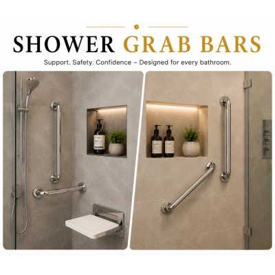 Showering Grab & Safety Bars Showering Grab & Safety Bars