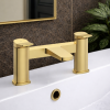 Nancy Bath Filler - Brushed Brass Bathroom Taps