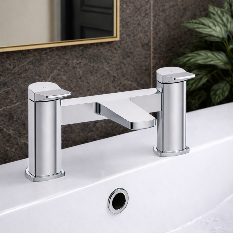 Nancy Bath Filler - Chrome Bathroom Taps