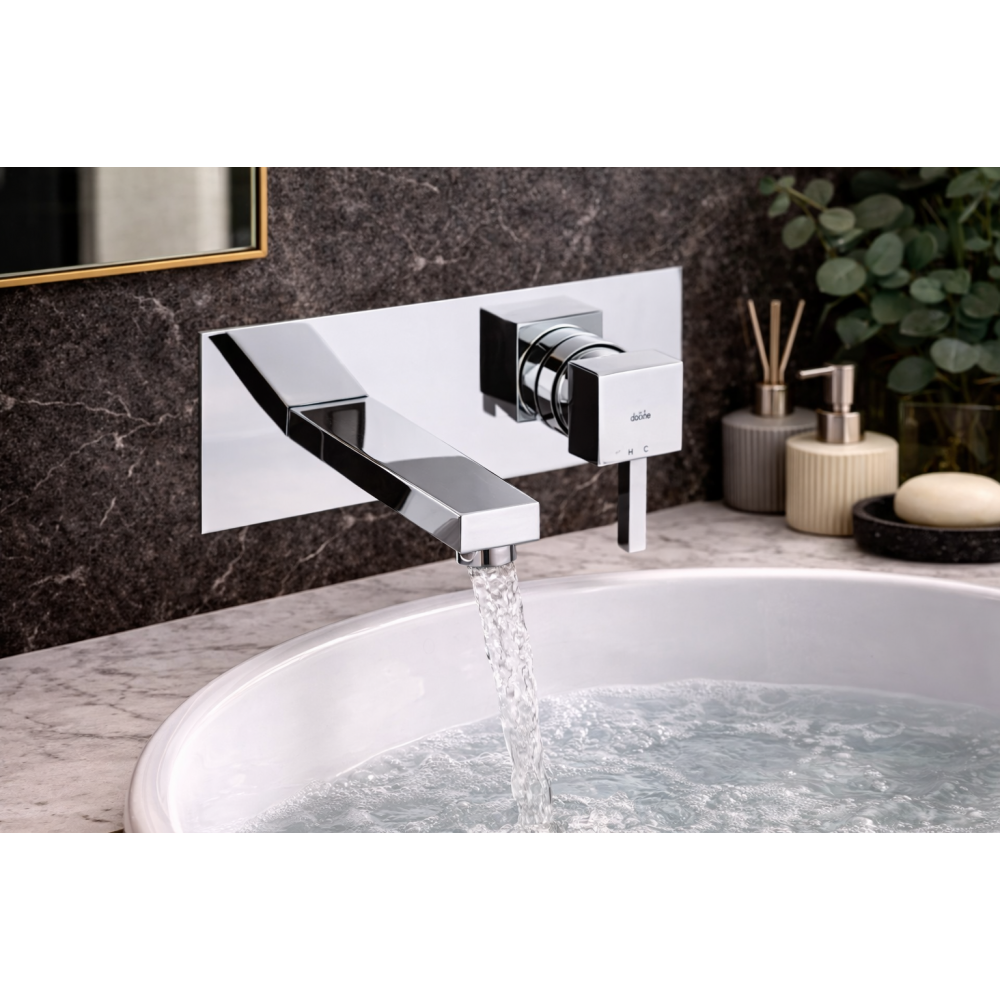 Abode Zeal Wall Mounted Basin Mixer - Chrome