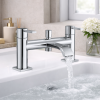 Forio Bath/Shower Mixer - Chrome Bathroom Taps