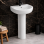 Tuscany 450x400mm 1TH Basin & Full Pedestal