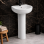 Tuscany 550x400mm 1TH Basin & Full Pedestal