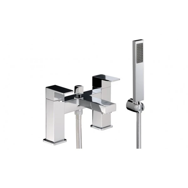 Abode Fervour Deck Mounted Bath Shower Mixer - Chrome Bathroom Taps