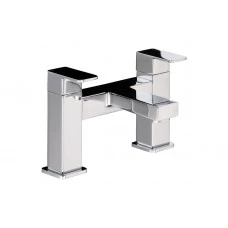 Abode Fervour Deck Mounted Bath Filler - Chrome Bathroom Taps