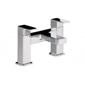 Abode Fervour Deck Mounted Bath Filler - Chrome Bathroom Taps