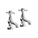 Abode Sentiment Bath Pillar Taps - Chrome
